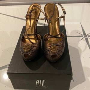 Paella Moda Giva Bronze Snake Sz 9.5